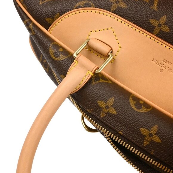 Louis Vuitton Monogram Deauville Bowling Vanity Handbag M47270 MB1002 176617 - Picture 4 of 10